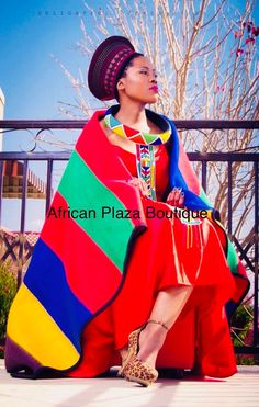 Gorgeous Ndebele blanket handmade in vibrant Ndebele colours . Ndebele Blanket, Ndebele Attire, Ndebele Traditional Attire, Zulu Traditional Wedding, Occasional Outfits, Hebrew Women, Choir Dresses, Native Outfits, Xhosa Attire