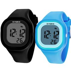 Description: -100% Brand New and High Quality -Higher quality Quartz movement -Waterproof function, the watch is suitable for daily use, it can bear splashing water or rain -Standard display: hour, minute, week -Alarm function -As gift for student back school, sports, outside, holiday, christmas and birthday -Fit To: Boys/Girls/Children -Display Type: LCD -Band material: Silicone -Watch movement: Quartz -Color: Black/Blue/Green/Red/Pink/Yellow. Package Included: 1 x  Multifunction Sport Waterproof Wristwatches Birthday Fits, Quartz Colors, Watch Movement, Digital Watch, Kids Sports, Student Gifts, Pink Yellow, Kids Boys, Quartz Movement