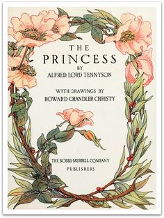 the princess by altered lord tennyon with illustrations from edward chandler's book