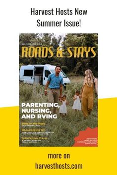 a magazine cover with the words roads and stays on it