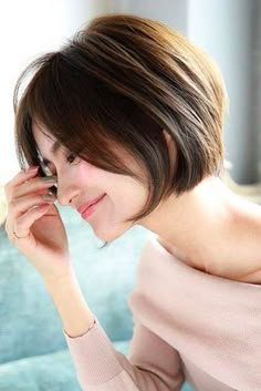 French Bob For Fine Hair, Bob Inversat, Best Short Haircuts, Cute Hairstyles For Short Hair, Short Hairstyle, Short Haircut