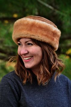 Caryn's Hat - Stony - Women's Shearling Sheepskin Fur Tan Brown Winter Headwear, Ithaca Ny, Sheepskin Slippers, Fur Hat, Mean It, Cold Day, Tan Brown, Amazing Women, Hats For Women