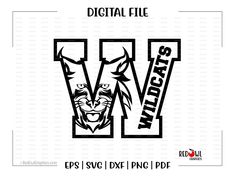 the logo for digital file with an animal head