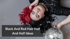 35 Stunning Hair Color For Morena Skin, Tan Skin and Latinas - Hair Everyday Review Red Halo Hair, Halo Hair Colors, Red Hair Streaks, Black And Red Hair, Half And Half Hair