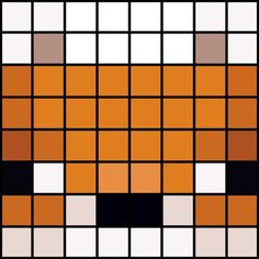 an orange and black square pattern with white squares on the bottom, in different shades