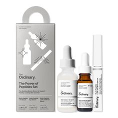 The Power of Peptides Set - POWER OF PEPTIDES SET 3CTBenefitsSigns of AgingDark CirclesCrow's FeetFuller-looking lashes and browsIncludesMulti-Peptide + HA Serum (1.0 oz)Multi-Peptide Eye Serum (0.5 oz)Lash and Brow Serum (0.16 oz) - The Power of Peptides Set Brow Serum, Peptide Serum, Under Eye Wrinkles, Eye Wrinkle, Benzoic Acid, Skincare Gift Set, Oily Skin Care, Skin Care Gifts, Eye Serum