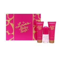 Love's Baby Soft for Women 3 Pc. Gift Set Body Mist Spray 1.5 Oz / 45 Ml + Body Lotion 2.5 Oz / 75 Ml + Body Wash 2.5 Oz / 75 Ml by Dana. Launched by the design house of Mem in 1974, LOVES BABY SOFT PERFUME. This feminine perfume is termed to be a distinguished, tender, flowery scent. It encompasses a superior mixture of flowery and powdery ingredients toned by woody and animalistic aromas. It is most suitable for evening stroll, parties and leisure. Bebe Kiss Me Perfume, Loves Baby Soft Perfume, Soft Perfume, Loves Baby Soft, Refill Packaging, Dry Skin Body Lotion, Feminine Perfume, Soft Gift, Body Shampoo