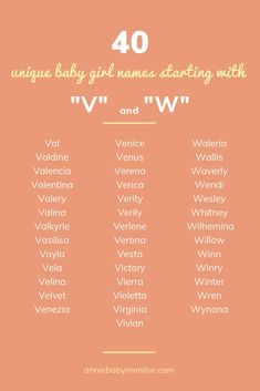 the 40 unique baby girl names that are being used for their name and birth date