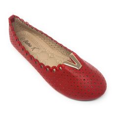 A pair of Victoria K dot preforated pattern with gold ornament ballerina flats, offers a combination of comfort and style. The rubber sole adds stability. This trendy sleek and chic look wears well anytime through out the day or a night out in the town. An elegant pair ofVictoria KFlats add flair to your everyday wardrobe . Size: 7. Color: Red. Gender: female. Age Group: adult. K Dot, Gold Ornament, In The Town, Gold Ornaments, Ballerina Flats, Everyday Wardrobe, Womens Flats, Flat Shoes Women, Gender Female