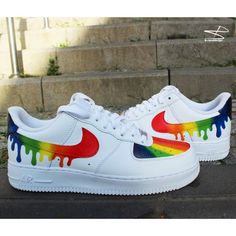 Painted Nikes, Nike Air Force 1s, Hand Painted Shoes, Cute Nikes, Swag Shoes