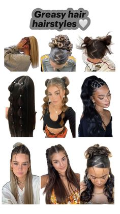 Formal Hairstyles For Long Hair, Hair Tips Video, Hairdos For Curly Hair, Greasy Hair Hairstyles, Retro Hairstyles