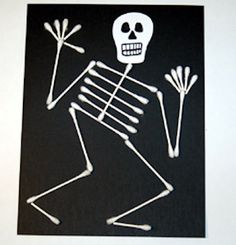 the skeleton is dancing with two arrows in his hand