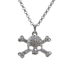 PRICES MAY VARY. Title: BENBIYO Skull Necklace Orb Saturn NANA Gothic Silver Rhinestone Crossbones Pendant Necklace for Women Girls. Product Type: Departments > Women > Jewelry > Necklaces > Pendant Necklaces Silver Skull Necklace, Skull Necklace Aesthetic, Y2k Accessories Necklaces, Emo Jewelry Necklaces, Silver Grunge Jewelry, Mcbling Necklace, Sliver Necklaces, Horror Accessories, Alt Necklace