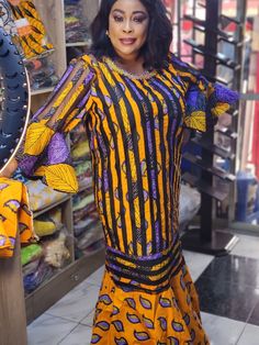 Boubou Dresses, African Styles, Wax, Women's Top, Dresses