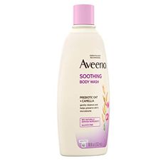 Brand: AveenoColor: CreamFeatures: 18-fluid ounces of Aveeno Soothing Body Wash for Sensitive Skin with Prebiotic Oat and Camellia to gently cleanses leaving skin soft and smooth while preserving the microbiomeSuitable for sensitive skin, this cleansing wash helps preserve skin's microbiome, a part of your skin's natural protective barrier, and helps preserve yours with gentle cleansing to leave skin feeling soft and smoothFrom a dermatologist-recommended brand, the rich lathering body cleanser is formulated with 98% naturally derived ingredients, including soothing prebiotic oat and camelliaSkin-soothing prebiotic oat wash is formulated without sulfates, parabens, phthalates, dyes and soaps and comes in a recyclable bottle made with 30% post-consumer recycled plasticBy Aveeno, a dermatolo Body Wash For Sensitive Skin, Aveeno Daily Moisturizing Body Wash, Softsoap Bodywash, Aveeno Skin Relifbody Wash, Sensitive Body Wash, Dry Body Oil, Extra Dry Skin, Shave Gel