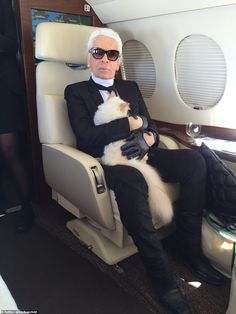 Mode Origami, Choupette Lagerfeld, Karl Lagerfeld Choupette, Karl Lagerfeld Fashion, Photo Tag, International Cat Day, Fashion Designers Famous, Cat People, Famous Fashion