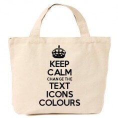 a tote bag that says keep calm and pretend it's in the lesson plan