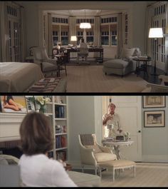 there are two pictures of the same room in this house