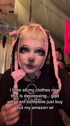 2020 Alt Makeup Cringe Arson, Alt 2020 Makeup, Harajuku Goth, Makeup Effects, Indie Alt, Make Up Inspo