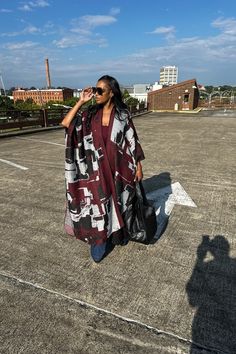 Our Stone Age Winter Open Front Long Cardigan is Rich Auntie at it's finest! Our fashion wool blend winter kimono can be worn as an oversized dress on it's own or cinched at the waist for a more fitted look. Flowy and statement style that clearly turn this into a statement piece! In One Size fits up to 4X as the sleeves are open flowy and the kimonos have an open front. Styling tip: Can be worn over jeans, dresses, on it's own or as a coat! Styling options are endless! Size US Size One Size Coat Styling, Rich Auntie, Winter Kimono, Summer Kimono, Oversized Dress, Stone Age, Plus Size Summer, Kaftan Dress, British Indian