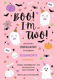 the boo i'm two halloween party is coming up on october 13th, and it's time to celebrate