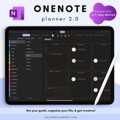 OneNote Blackout Digital Planner, Dark Mode Undated OneNote Planner, Android Windows Digital Planner, iPad Digital Planner ramadanplanner2024 #plannerdeestudosgratis #personalplanner #bestdigitalplannerforandroid🗒️ Onenote Organization, Onenote Planner Templates Free, Digital Planner Onenote, Study Productivity, Onenote Digital Planner, Onenote Planner, Digital Planner Ideas, Onenote Template, Meeting Planning