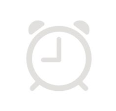 an alarm clock on a white background