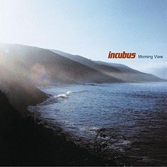 the album cover for inubus morning view is shown with water and hills behind it