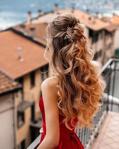 Strapless Dress Hairstyles, Prom Hair Updo, Hoco Hairstyles, Hairstyle Trends, Prom Hairstyles For Long Hair, Long Curls, Hair Wedding, Wedding Hairstyles Updo, Prom Hairstyles