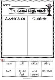 the grand high witch is an interactive writing activity