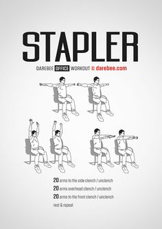 a poster with instructions for how to do the same squat exercise as well as other exercises