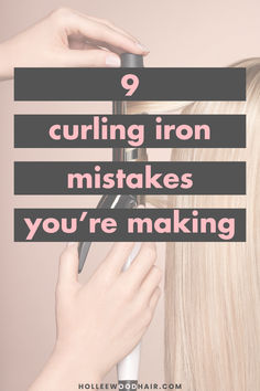 9 curling iron mistakes you're making Hair Curling Tools Products, Curling Techniques For Medium Hair, How To Curl Hair Without Curling Iron, Curling Iron Size Guide, Tools For Curly Hair, Curling Iron Tips, Fine Hair Long, Hair Color Ideas Trendy