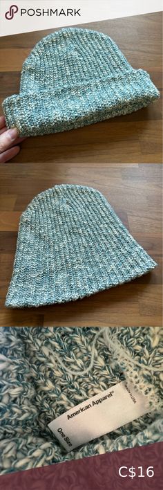 American Apparel speckled combed cotton beanie Cotton Beanie, American Apparel, Combed Cotton, Apparel Accessories, Closet, Fashion Trends