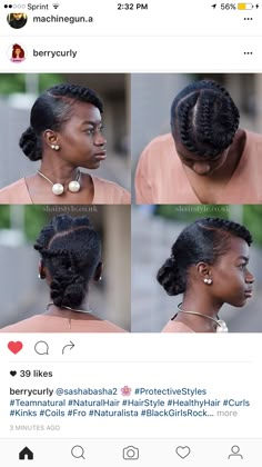 Bun With Bangs, Natural Hair Updos, Side Bun Hairstyles, Styles For Natural Hair, Twisted Updo, Easy Bun Hairstyles