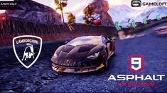 an asphalt racing game is shown in this screenshot