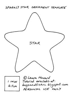 a drawing of a star with the names of its stars on it and description below