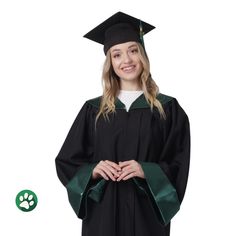 Want to have a different look? Are you bored of plain black gowns? Try our NotOrdinaryGownCo "Premium" design graduation gown set. In any photo - you will look your best! Set includes: - Graduation gown with satin cuffs and collar. - Graduation hat with tassel and year charm. About the gown: Material - high quality 100% Matte Polyester 9 and 2 dress chest sizes (to make it look better on you). Build all over yoke for additional volume 10 colors to choose from: maroon, royal blue, purple, gold, forest green, turquoise, sky blue, red, white, and silver. Other colors are also available upon request. Bulk order: If you are representative of university, college or school we are always glad for possible cooperation. What can we do? - we can make a custom design of graduation set for you - we can Gown With Collar, Academic Outfit, Academic Robes, Graduation Dress University, Black Gowns, Graduation Gown, Graduation Hat, Alma Mater, Black Gown