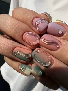 Light Colored Nail Ideas, Mens Nails, Dream Nails, Funky Nails, Pretty Acrylic Nails, Chic Nails, Dope Nails