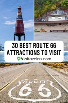 Best Route 66 Attractions to Visit Cars The Movie, Route 66 Oklahoma, Tennessee Road Trip, Old Route 66