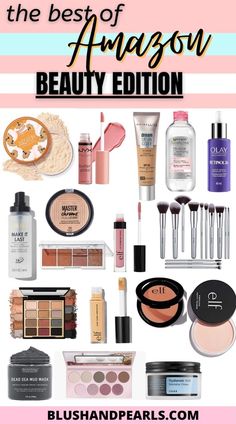 Top Rated Makeup Products, Beauty Finds On Amazon, Best Beauty Products On Amazon, Best Amazon Beauty Products, Must Have Drugstore Makeup, Best Products On Amazon, Must Have Beauty Items, Beauty Must Haves From Amazon, Best Amazon Makeup Products