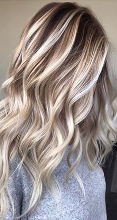 Curly Highlighted Hair