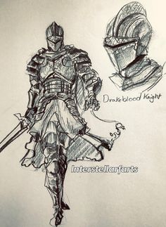 Knight Drawing Reference, Knight Drawing, Armor Drawing, Dark Souls Art, Fantasy Drawings, 다크 판타지, Knight Art, Bloodborne, Fantasy Armor