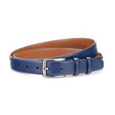 Buy Mens Royal Blue Belt For Suit Genuine Leather 1 1/8 Inch Dress Real Leather Belt BELT SIZE: Choose from drop down menu above BELT WIDTH:  1 1/8″ | 3.0 cm LEATHER: Genuine leather COLOR:  Dark Blue BUCKLE: Silver color CONDITION: New INCLUDED: Dust bag ALL BELTS ARE MEASURED FROM THE LEATHER PART'S END TO THE MIDDLE HOLE. PAYMENT Shopping on Etsy is 100% safe. I accept Paypal to make your payment process totally secure. Paypal also protect your financial information.  WORLDWIDE DELIVERY Deliv Elegant Formal Belt Buckles With Leather Strap, Elegant Leather Belts And Suspenders, Elegant Leather Belts For Office, Formal Leather Belts And Suspenders With Matching Belt, Classic Business Belt Buckles With Leather Strap, Classic Formal Leather Belt, Classic Leather Belts And Suspenders For Formal Occasions, Formal Leather Belts And Suspenders, Elegant Formal Belts And Suspenders With Leather Strap