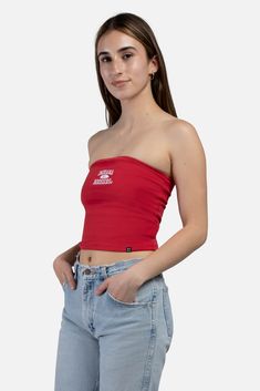 Our best-selling Tube Top is a must have for your college closet! Made with a double layer of ultra soft cotton spandex. SIZING AND DETAILS Sizing: XS-XXL Form fitting 95% Cotton, 5% Spandex Screenprint or embroidered logo application P.S. We’d love to see you repping this style! Make sure to tag us (@hypeandvice) to be featured :) College Closet, Logo Application, Tube Top, Cotton Spandex, Vintage Looks, Double Layer, See You, Indiana, Must Haves