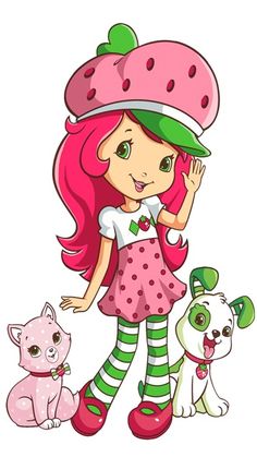 Strawberry Shortcake New Cartoon, How To Draw Strawberry Shortcake, Strabwrrry Shortcake, Strawberry Shortcake Painting Canvas, Strawberry Shortcake Drawing Easy, Stawberryshotcake Characters, Cartoon Pictures For Drawing, Strawberry Shortcake Clipart, Strawberry Shortcake Banner