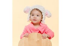 Stitch Studio by Nicole Whimsical Wonders Lamb Hat Lamb Hat, Snuggle Bear, Needle Arts, Baby Yarn, Hat Knitting Patterns, Kids Hats, Free Kids