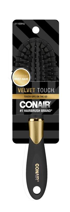 Conair Velvet Touch Cushion Hair Brush, Black Brushing, Hair Brush, Shopping List, Order Online, Hair Lengths, Beauty Products, Hair Care, Velvet, Hair