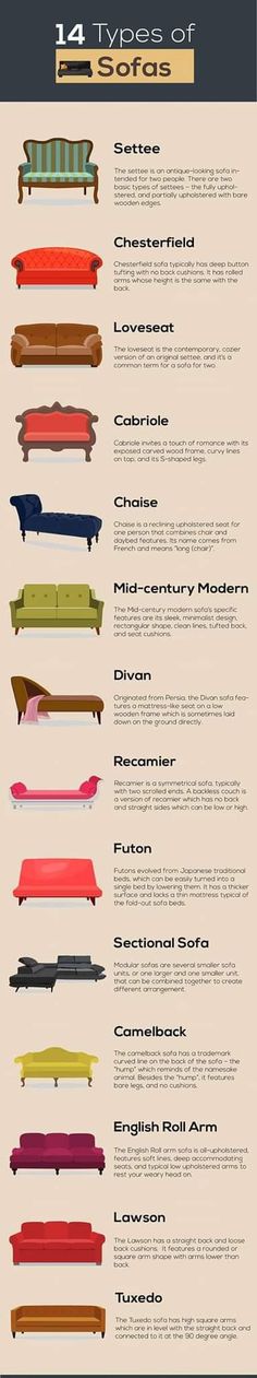 the history of couches info sheet