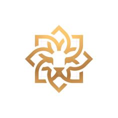 the logo for an artisan company, called'lotus'is shown in gold and white