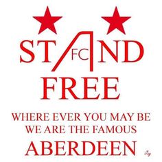 a red and white sign that says, sta and free where ever you may be we